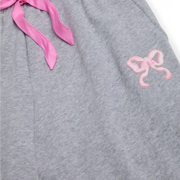 PINK X LOVESHACKFANCY WIDE-LEG SWEATPANTS - Picture 4 of 4